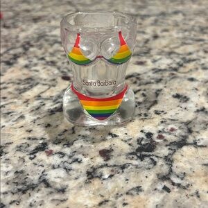 Santa Barbara Rainbow Bikini Shot Glass